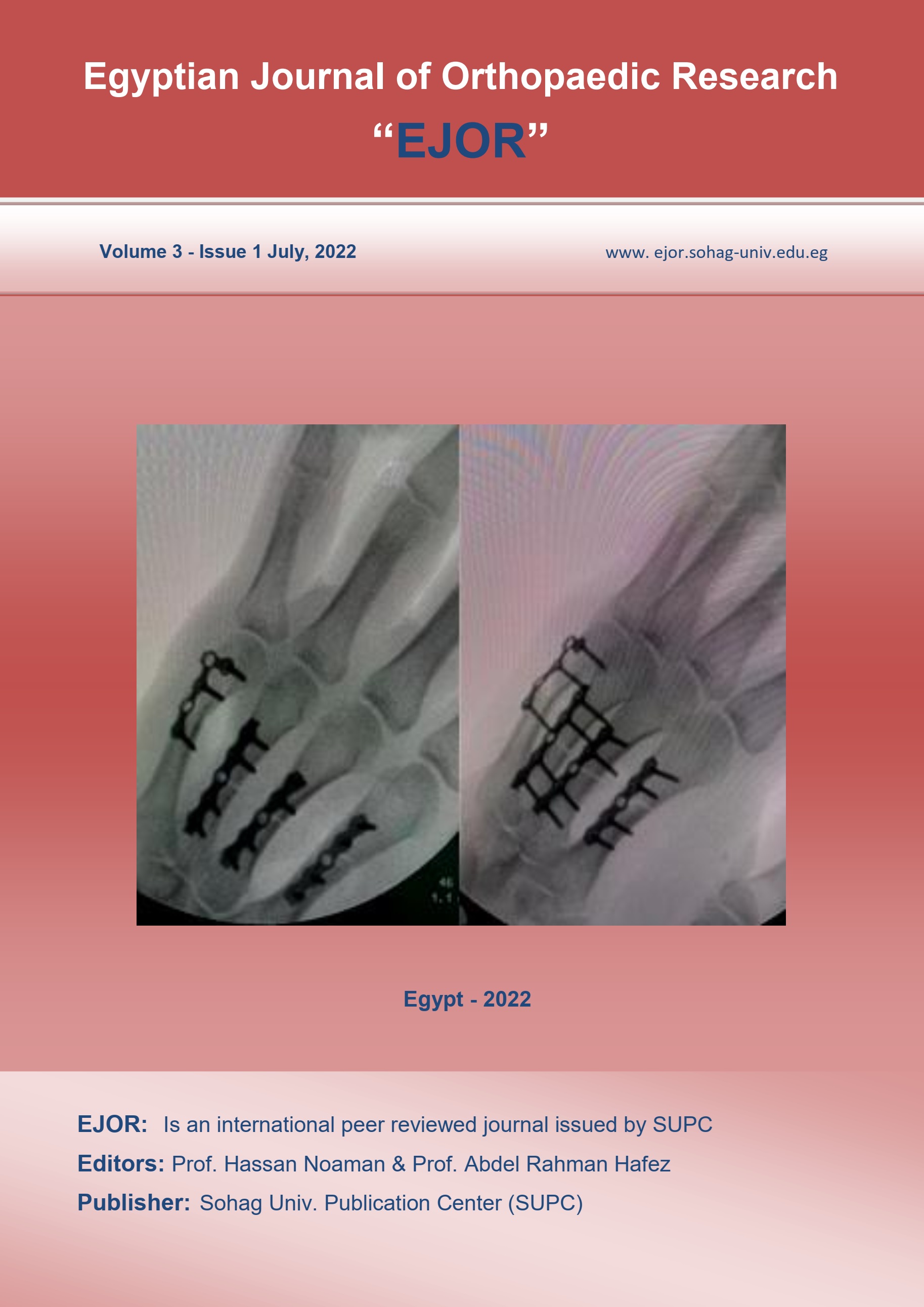 Egyptian Journal of Orthopedic Research